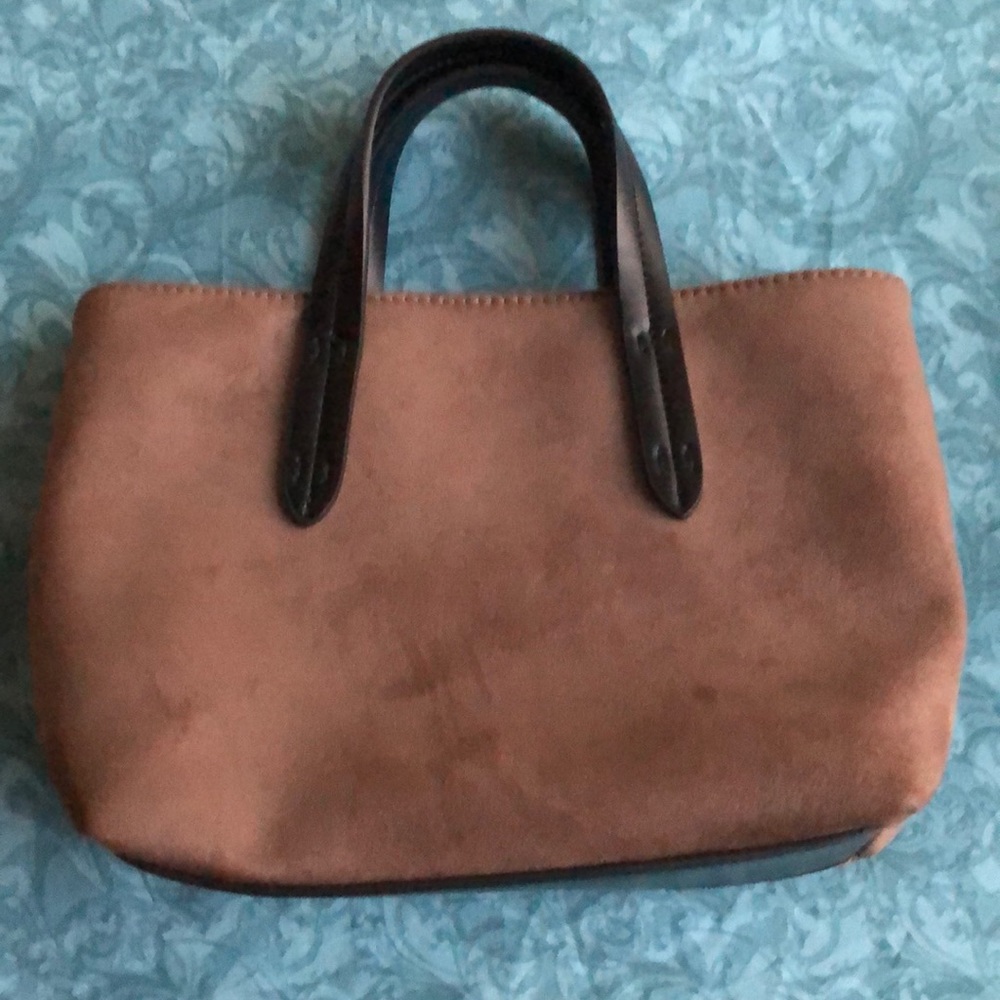 NM brown suede mini tote NWT Super cute bag